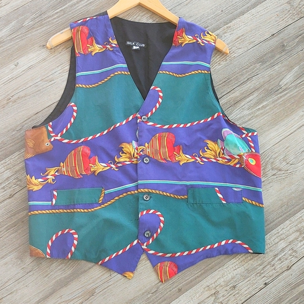 Vintage Silk Club - Vest Medium